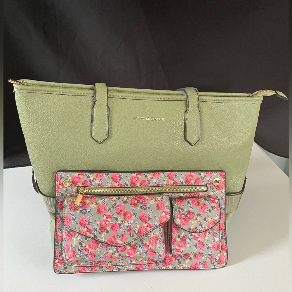 Isaac Mizrahi bag with detachable wallet